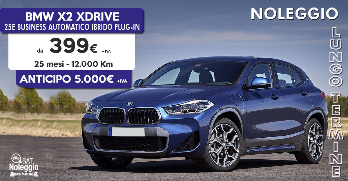 NLT - BMW X2 Xdrive  tua da 399€ al mese
